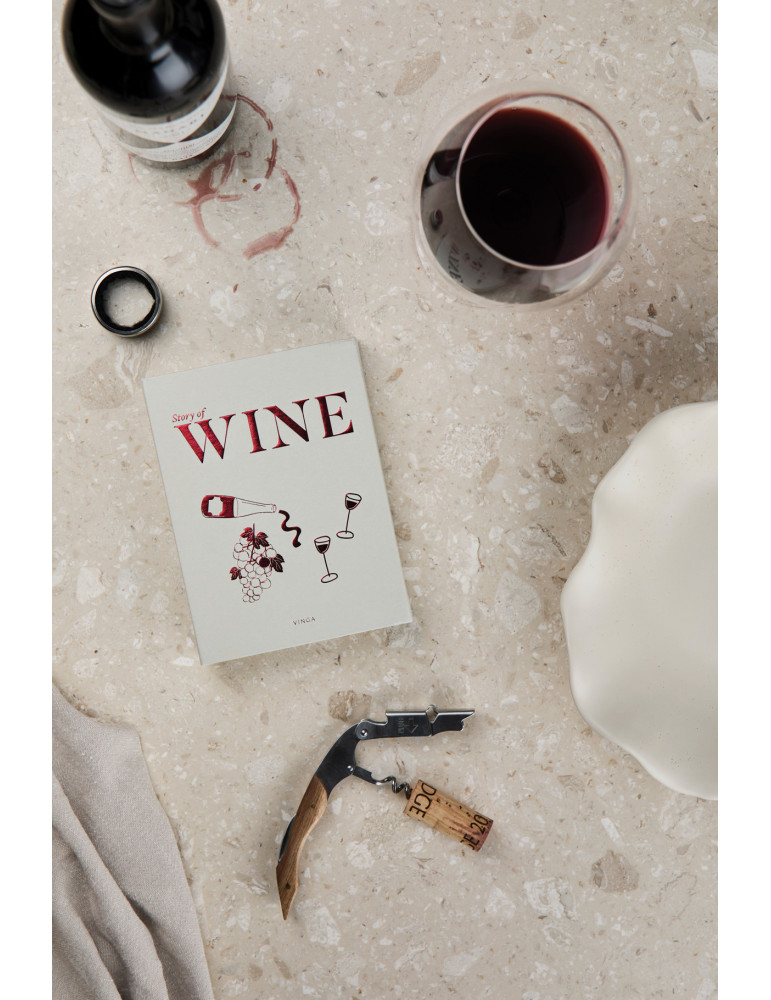 Coffret Vinga Histoire du vin trois accessoires personnalisable