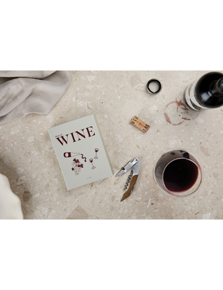 Coffret Vinga Histoire du vin trois accessoires personnalisable