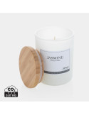 Bougie parfumée avec couvercle en bambou Ukiyo personnalisable