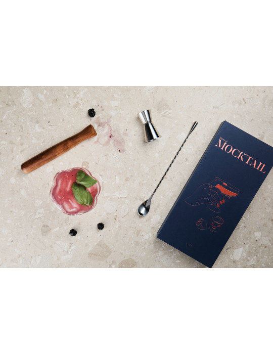 Coffret Vinga Histoire du mocktail en boîte-livre personnalisable