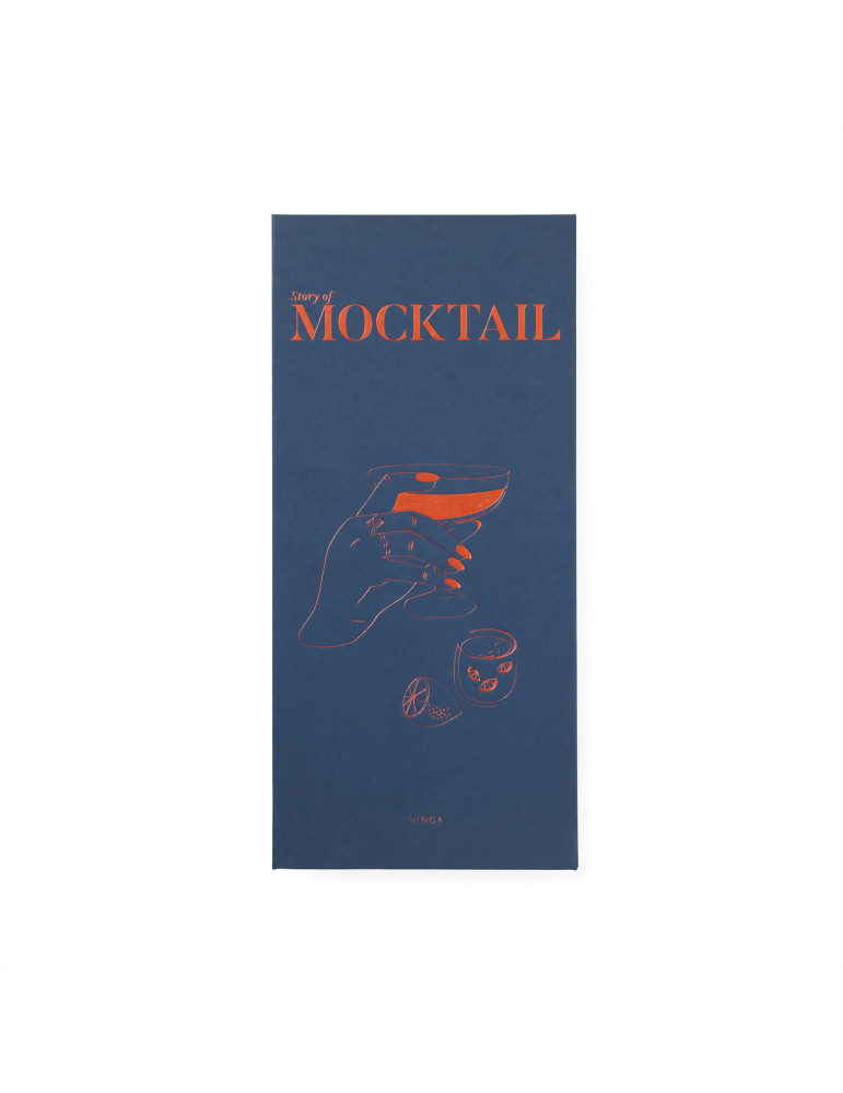Coffret Vinga Histoire du mocktail en boîte-livre personnalisable