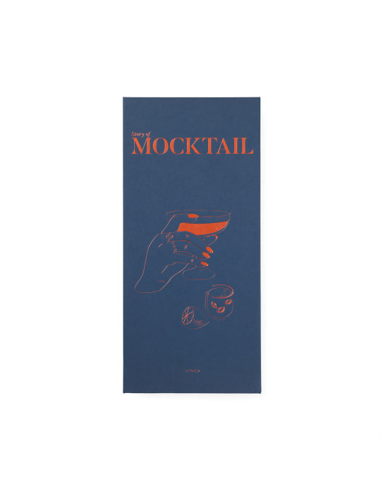 Coffret Vinga Histoire du mocktail en boîte-livre personnalisable