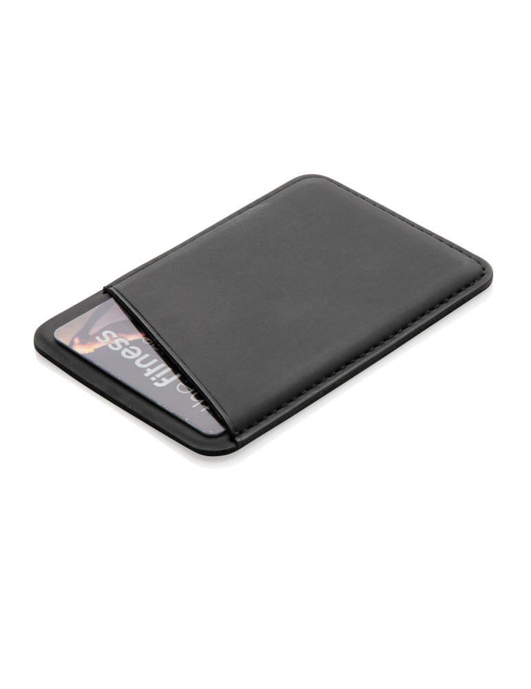 Porte-cartes magnétique téléphone en PU personnalisable