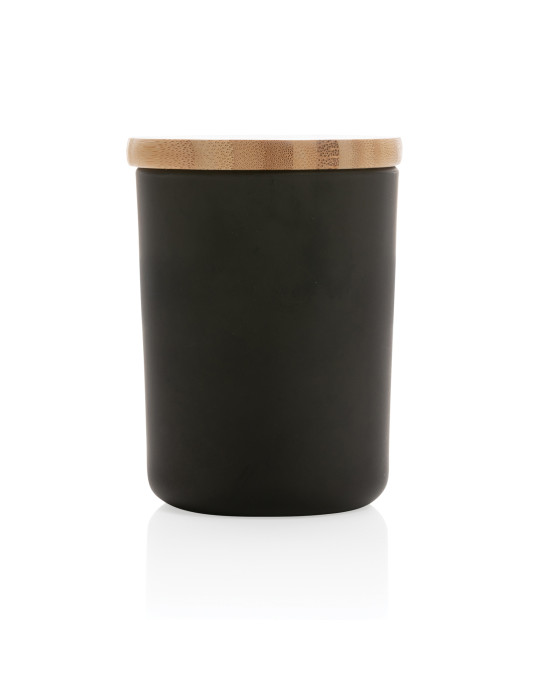Bougie parfumée avec couvercle en bambou Ukiyo personnalisable
