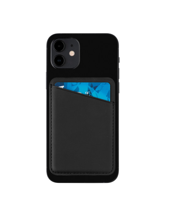Porte-cartes magnétique téléphone en PU personnalisable