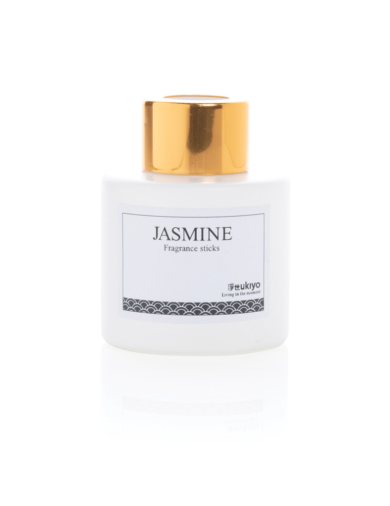 Diffuseur Ukiyo au jasmin à bâtonnets publicitaire