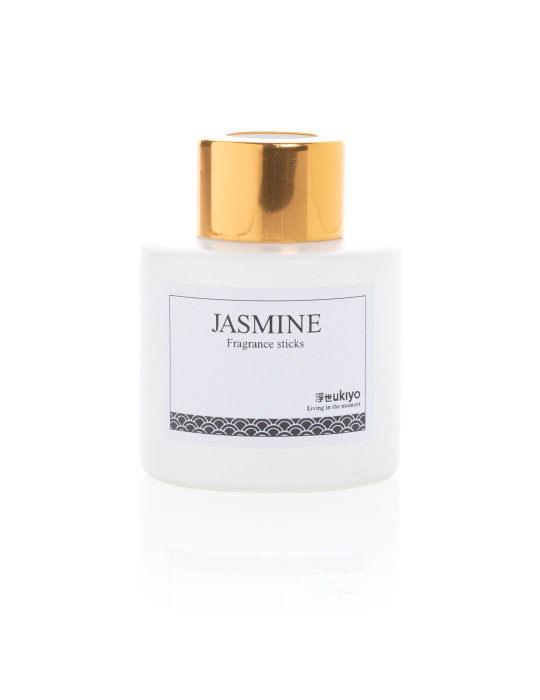 Diffuseur Ukiyo au jasmin à bâtonnets publicitaire