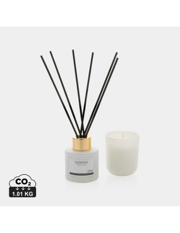Coffret Ukiyo bougie et diffuseur jasmin publicitaire