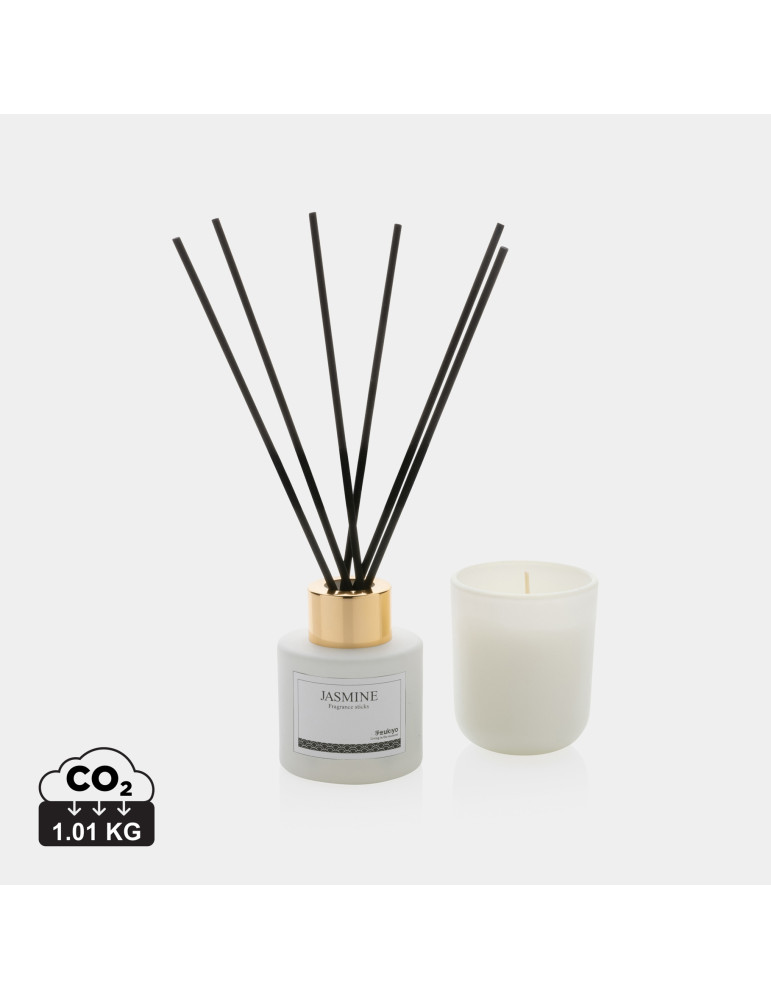 Coffret Ukiyo bougie et diffuseur jasmin publicitaire
