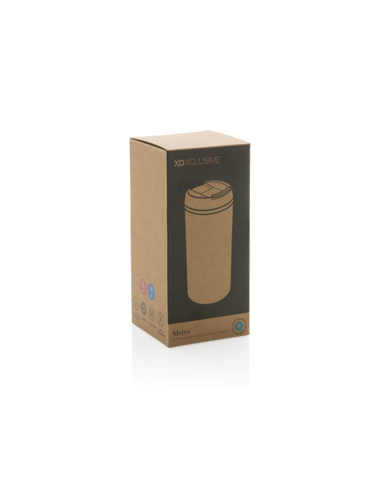 Mug Metro inox recyclé RCS 300 ml personnalisable