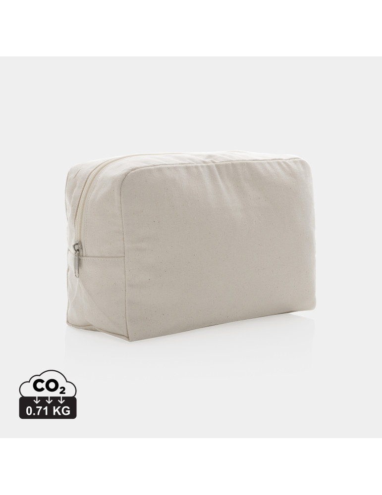 Trousse toilette AWARE toile recyclée non teinte personnalisable