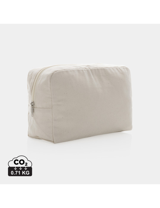 Trousse toilette AWARE toile recyclée non teinte personnalisable