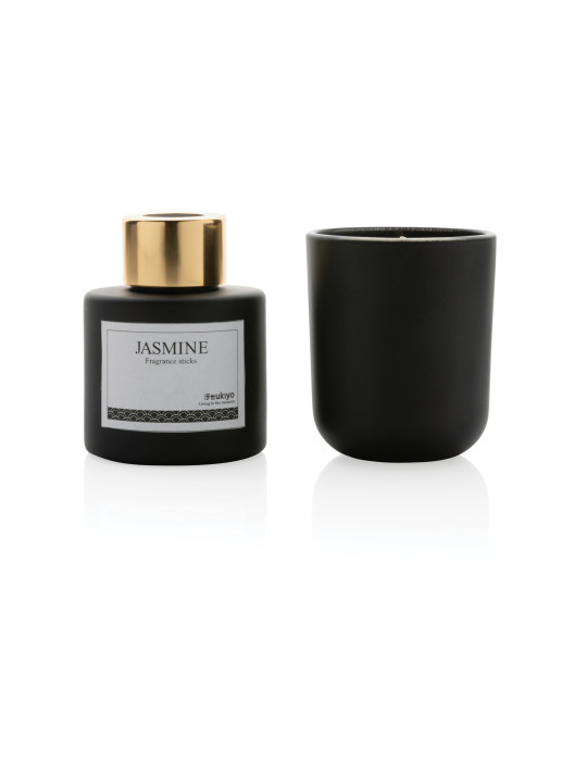 Coffret Ukiyo bougie et diffuseur jasmin publicitaire