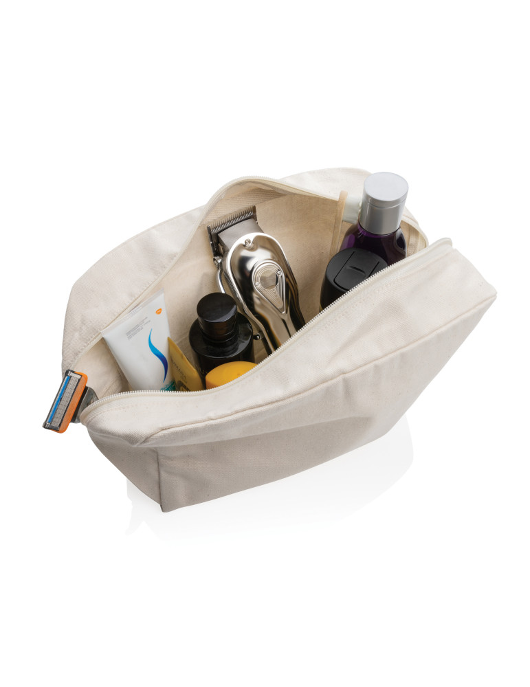 Trousse toilette AWARE toile recyclée non teinte personnalisable