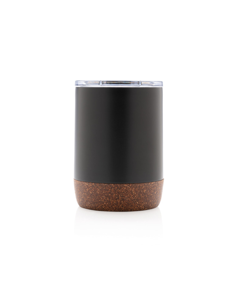 Tasse inox recyclé RCS et liège 180 ml personnalisable