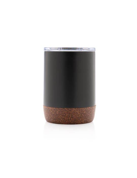 Tasse inox recyclé RCS et liège 180 ml personnalisable