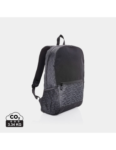 Sac à dos réfléchissant rPET ordinateur 15,6 pouces personnalisable