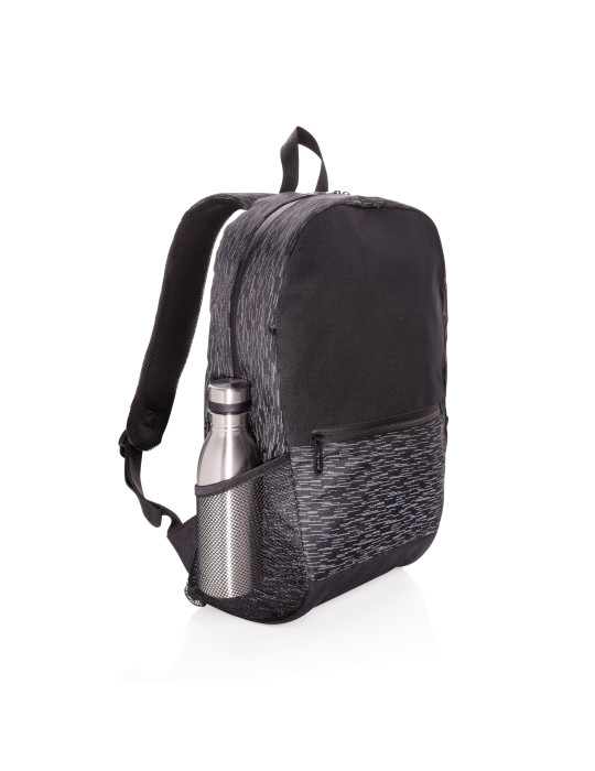 Sac à dos réfléchissant rPET ordinateur 15,6 pouces personnalisable