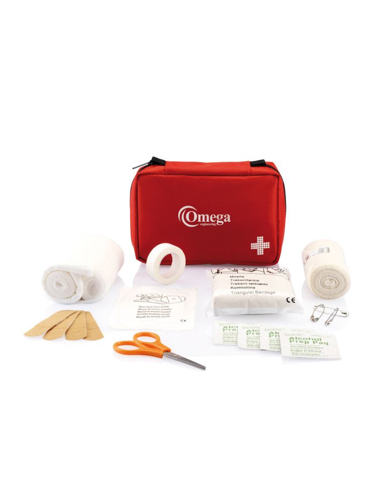 Kit de premiers soins de la taille d’une enveloppe personnalisable