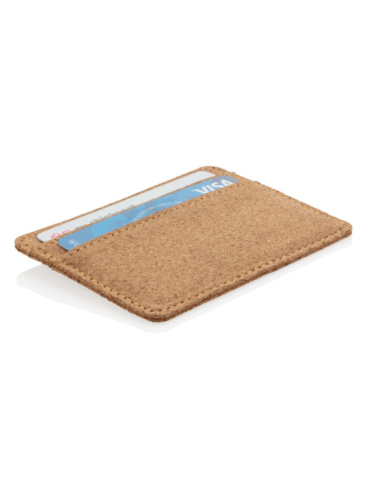 Porte-cartes RFID en liège personnalisable