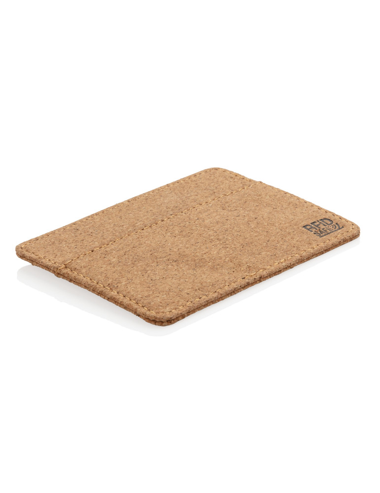 Porte-cartes RFID en liège personnalisable