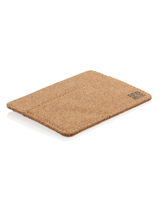 Porte-cartes RFID en liège personnalisable