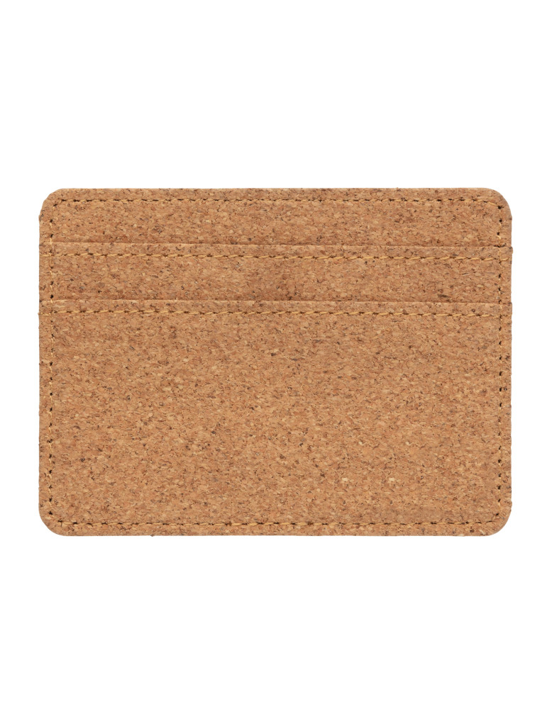 Porte-cartes RFID en liège personnalisable