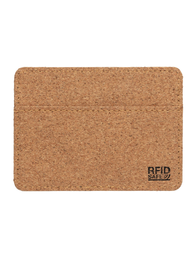 Porte-cartes RFID en liège personnalisable
