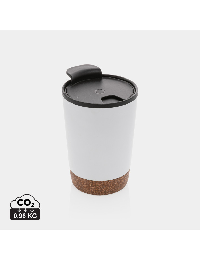 Tasse à café 300 ml en liège et acier GRS personnalisable