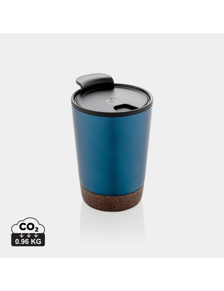 Tasse à café 300 ml en liège et acier GRS personnalisable