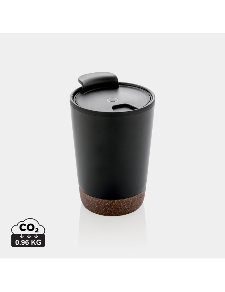 Tasse à café 300 ml en liège et acier GRS personnalisable