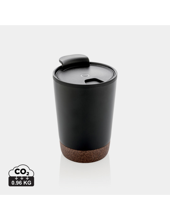 Tasse à café 300 ml en liège et acier GRS personnalisable