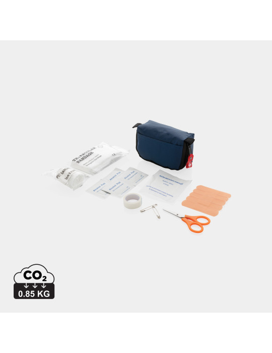 Ensemble de premiers secours dans une pochette personnalisable