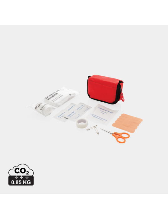 Ensemble de premiers secours dans une pochette personnalisable