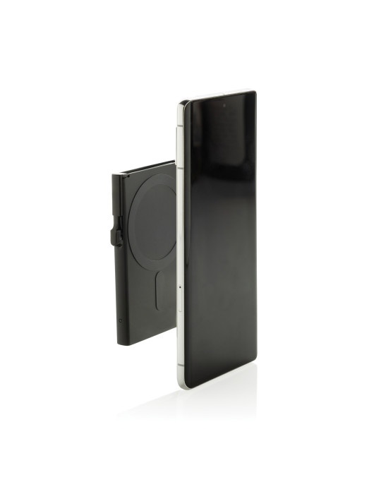 Porte-cartes magnétique aluminium RFID personnalisable