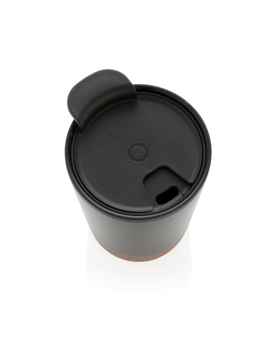 Tasse à café 300 ml en liège et acier GRS personnalisable