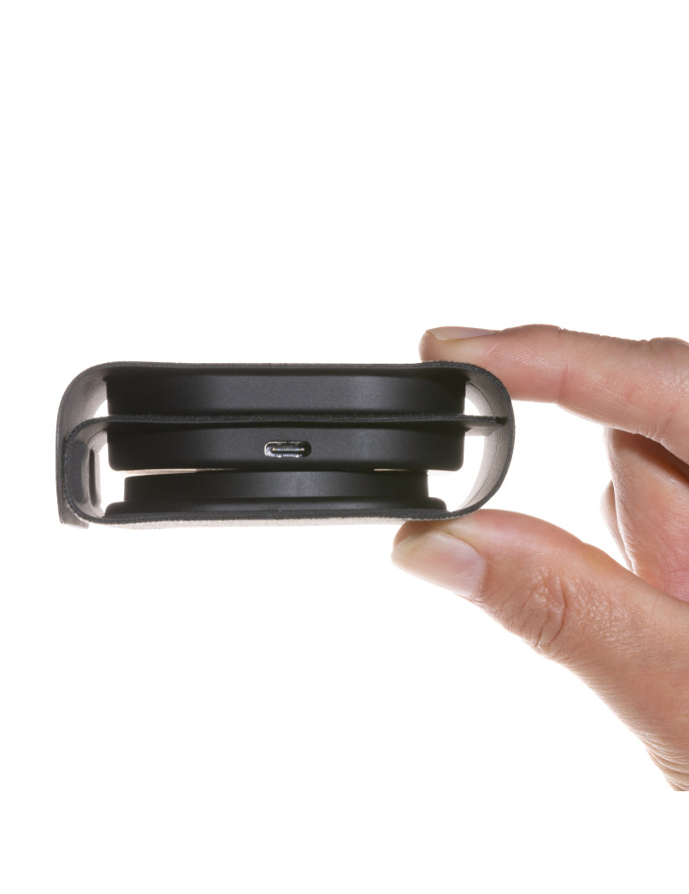 Chargeur sans fil 15W en plastique recyclé RCS Swiss Peak personnalisable