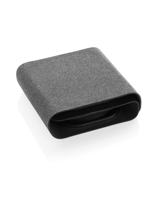 Chargeur sans fil 15W en plastique recyclé RCS Swiss Peak personnalisable