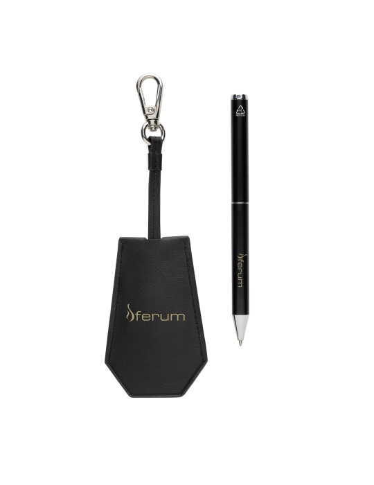 Coffret Swiss Peak Tula porte-clés et stylo personnalisable