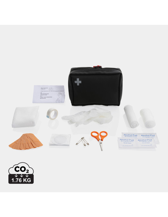 Ensemble de premiers secours en PU nubuck recyclé RCS personnalisable