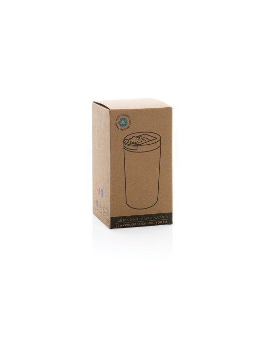 Mug étanche 300 ml en acier recyclé RCS personnalisable