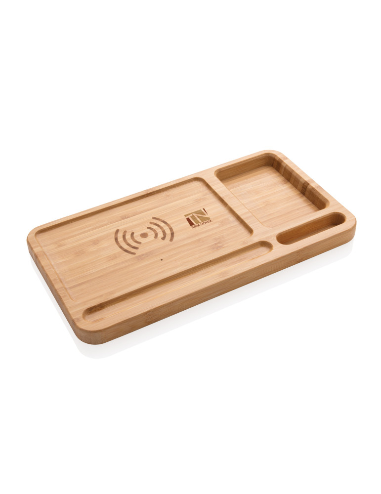 Organiseur de bureau avec induction 5W personnalisable