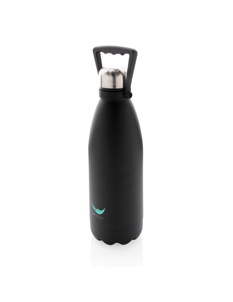 Gourde isotherme 1,5 L en acier recyclé RCS personnalisable