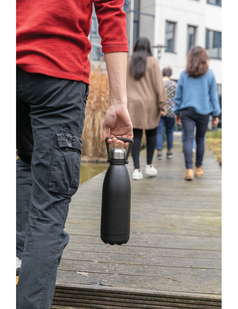 Gourde isotherme 1,5 L en acier recyclé RCS personnalisable