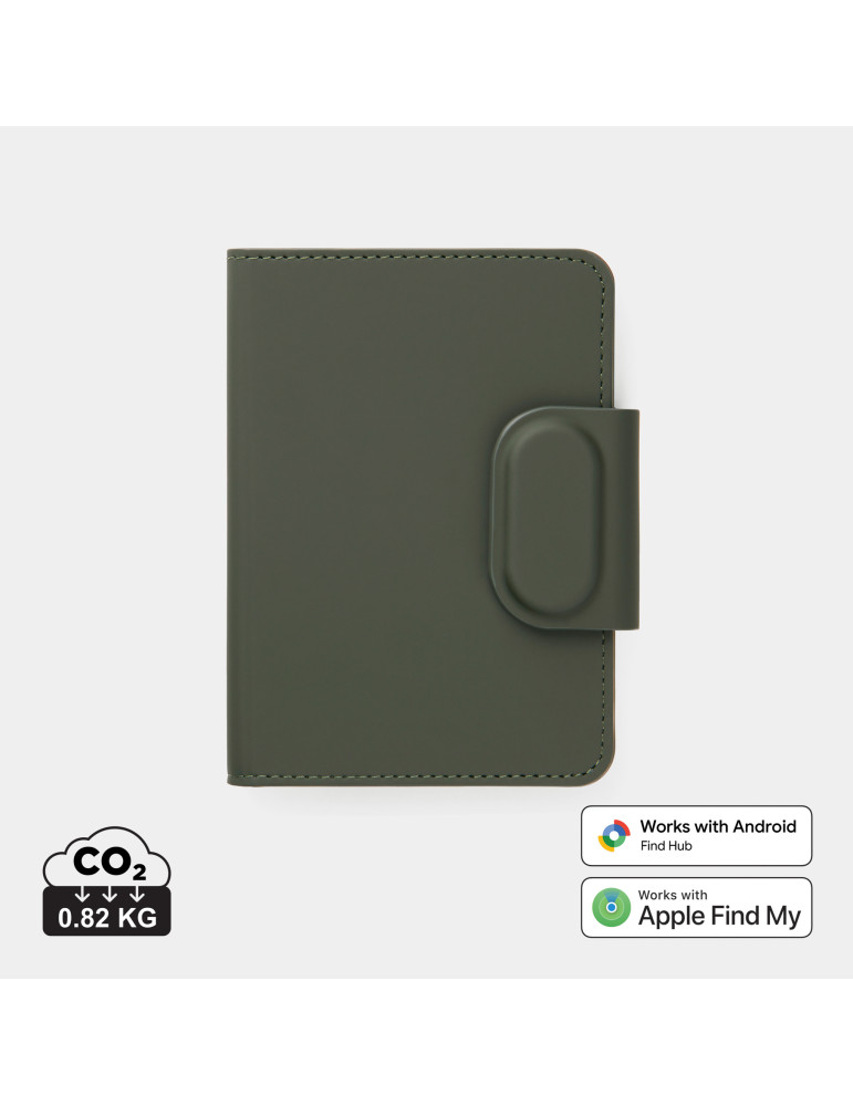 Protège-passeport traceur Vinga Baltimore Dual RCS personnalisable