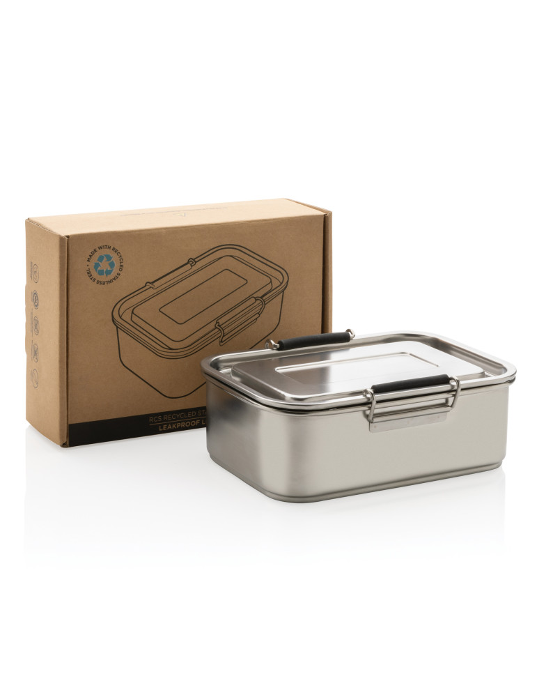 Lunch box étanche en acier inoxydable recyclé RCS personnalisable