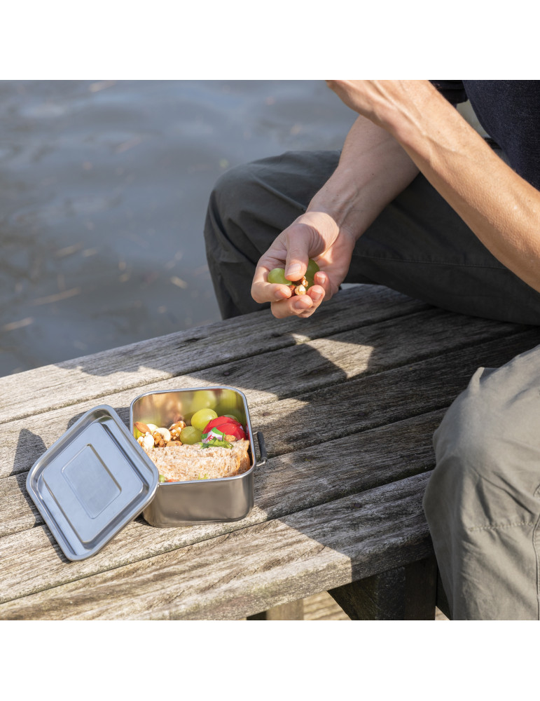 Lunch box étanche en acier inoxydable recyclé RCS personnalisable