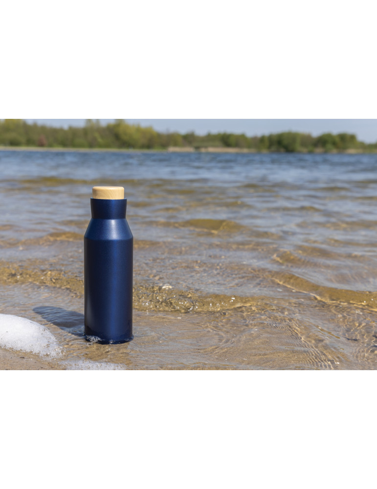 Gourde Gaia 600 ml isotherme en acier RCS personnalisable
