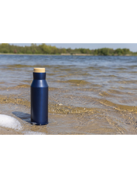 Gourde Gaia 600 ml isotherme en acier RCS personnalisable