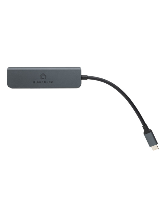 Hub Terra USB-C avec HDMI 4K en aluminium RCS personnalisable